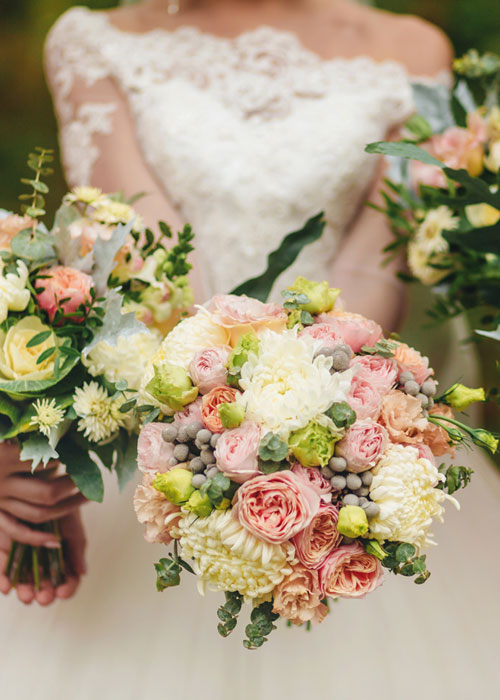 composition florale pour mariage dans le Rhône (69)